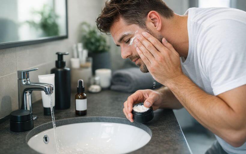 Wat zijn de 7-stappen huidverzorgingsroutine voor mannen?